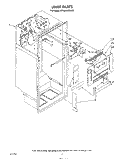 LINER Diagram and Parts List for ET18HKXSW05  Whirlpool Refrigerator