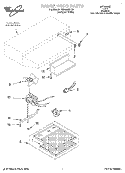 Part Location Diagram of WP883151 Whirlpool Charcoal Filter - Kit of 3