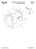 CONTROL PANEL Diagram and Parts List for MH6110XEB0  Whirlpool Microwave