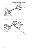 WIRING HARNESS Diagram and Parts List for FEP330YW0  Roper Range