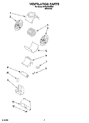 VENTILATION PARTS Diagram and Parts List for KHVU781RSS0  KitchenAid Range Hood