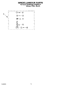 MISCELLANEOUS Diagram and Parts List for KAWS700JQ4  KitchenAid Washer