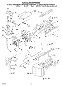 ICEMAKER PARTS Diagram and Parts List for KBRA20ELBL00  KitchenAid Refrigerator