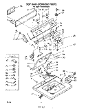TOP AND CONSOLE Diagram and Parts List for LA5000XMW0  Whirlpool Washer