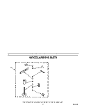 MISCELLANEOUS Diagram and Parts List for KAWE660WWH2  KitchenAid Washer