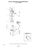 SECTION Diagram and Parts List for 6KCDB250T0  KitchenAid Food Waste Disposer