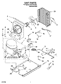 UNIT PARTS, OPTIONAL PARTS Diagram and Parts List for KUIA15NLHS8  KitchenAid Ice Maker