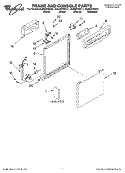 Part Location Diagram of LIT8533345 Whirlpool Literature PartsTech Sheet (English/French)