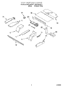TOP VENTING, OPTIONAL Diagram and Parts List for RBD276PDQ11  Whirlpool Wall Oven