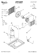 UNIT PARTS Diagram and Parts List for ACQ058PS4  Whirlpool Air Conditioner