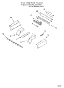 TOP VENTING, LIT/OPTIONAL Diagram and Parts List for RS696PXEQ2  Whirlpool Range