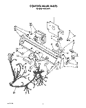 CONTROL PANEL, LIT/OPTIONAL Diagram and Parts List for KUDC220T5  KitchenAid Dishwasher