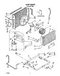 UNIT, LIT/OPTIONAL Diagram and Parts List for RE81  Whirlpool Air Conditioner