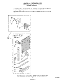 Part Location Diagram of LIT48506 Whirlpool Instructions, Installation (Outside Sill Kit)