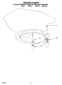 HEATER PARTS Diagram and Parts List for KUDI01ILBL0  KitchenAid Dishwasher