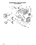 MAGNETRON AND AIRFLOW Diagram and Parts List for SM980PEYN0  Whirlpool Microwave Oven Combo
