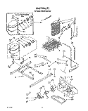 UNIT Diagram and Parts List for RS20CKXWW00  Roper Refrigerator