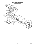 ICE CONTAINER Diagram and Parts List for KSSS48DWX01  KitchenAid Refrigerator