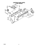 CONTROL PANEL Diagram and Parts List for CA2452XWN0  Whirlpool Washer
