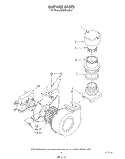 BLOWER Diagram and Parts List for KUDC210S3  KitchenAid Dishwasher