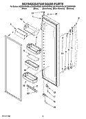 Part Location Diagram of W10136738 Whirlpool GASKET-FIP