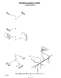 WIRING HARNESS Diagram and Parts List for DU8100XT2  Whirlpool Dishwasher