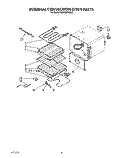 INTERNAL CONVECTION OVEN Diagram and Parts List for KEDH207YBL0  KitchenAid Range