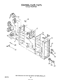 CONTROL PANEL Diagram and Parts List for RE960PXPW2  Whirlpool Range