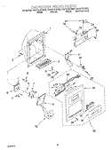 DISPENSER FRONT Diagram and Parts List for 7GD27DIXHT00  Whirlpool Refrigerator