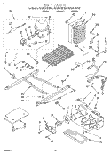 UNIT Diagram and Parts List for GD22DFXFB01  Whirlpool Refrigerator