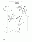 REFRIGERATOR LINER PARTS Diagram and Parts List for KSSO48FTX04  KitchenAid Refrigerator