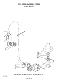 FILL AND OVERFILL Diagram and Parts List for 4KPDI620T1  KitchenAid Dishwasher