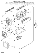 ICEMAKER PARTS, OPTIONAL PARTS Diagram and Parts List for KSRI25FNSS01  KitchenAid Refrigerator