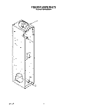 FREEZER LINER Diagram and Parts List for KSSS48DAW01  KitchenAid Refrigerator