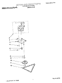 MOTOR AND DRIVE, LITERATURE Diagram and Parts List for KUCC151GSS1  KitchenAid Trash Compactor
