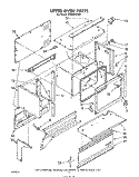 UPPER OVEN Diagram and Parts List for RE960PXPW2  Whirlpool Range