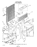 UNIT Diagram and Parts List for RT18BMXVW05  Roper Refrigerator