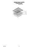 OVEN RACK, LITERATURE Diagram and Parts List for SF310PEAQ2  Whirlpool Range