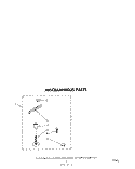 MISCELLANEOUS Diagram and Parts List for LA7450XMW0  Whirlpool Washer