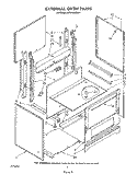 EXTERNAL OVEN , LITERATURE AND OPTIONAL Diagram and Parts List for RF010EXRW1  Whirlpool Range