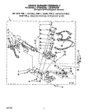 694670 BURNER Diagram and Parts List for LGC6646AQ0  Whirlpool Dryer