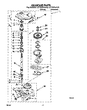 GEARCASE Diagram and Parts List for LST9355AN0  Whirlpool Washer