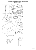 OPTIONAL Diagram and Parts List for CA5WMVL0  Roper Air Conditioner