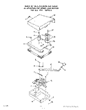 BROILER AND OVEN BURNER Diagram and Parts List for 1347^0A  Whirlpool Range