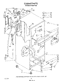 CABINET Diagram and Parts List for ET18NKXTG00  Whirlpool Refrigerator