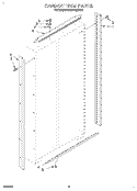CABINET TRIM Diagram and Parts List for KSSS48MBX01  KitchenAid Refrigerator