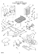 UNIT Diagram and Parts List for 3VED23DQEN00  Whirlpool Refrigerator