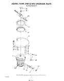 HEATER, PUMP AND LOWER SPRAY ARM Diagram and Parts List for DU8900XT4  Whirlpool Dishwasher
