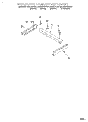 MICROWAVE COMPARTMENT Diagram and Parts List for KBMC140HBT0  KitchenAid Microwave Oven Combo