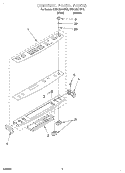 CONTROL PANEL, OPTIONAL Diagram and Parts List for KERC601HWH3  KitchenAid Range
